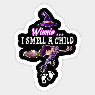 I Smell A Child Pregnancy Halloween Costumes Sticker